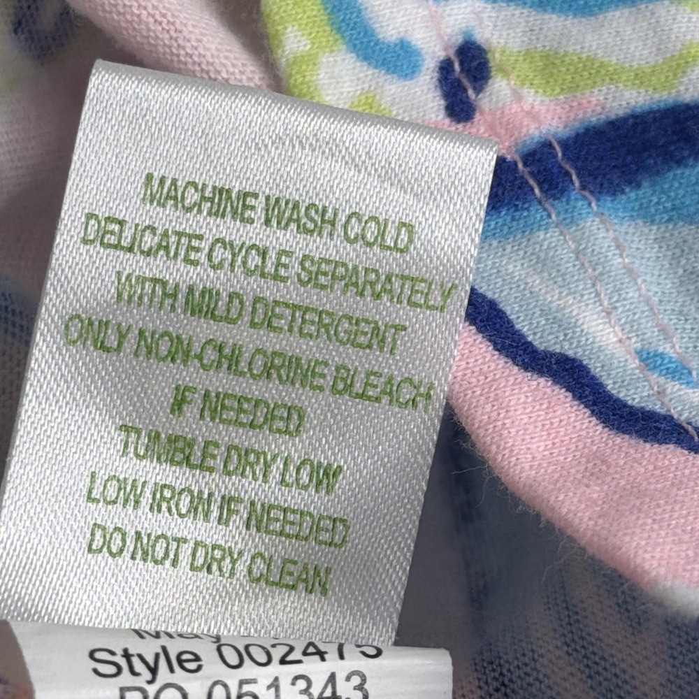 Lilly Pulitzer Maxi Dress Size XL 12-14 Cotton Seraphina Sweet Pea Chasing Sun - Picture 11 of 11